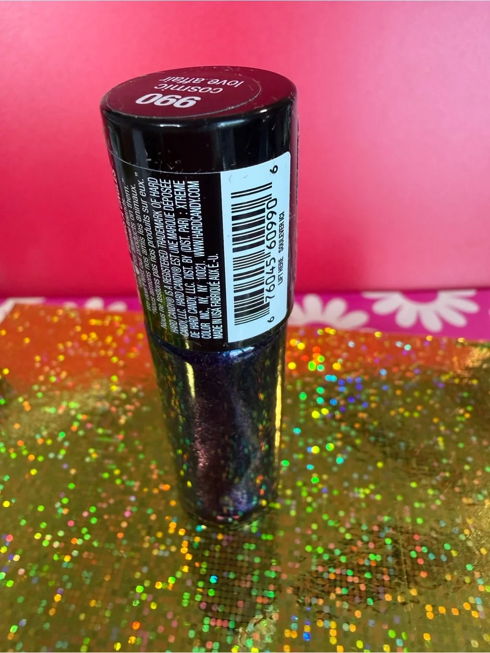 Hard Candy Iridescent Blue-Purple Glitter Nail Polish